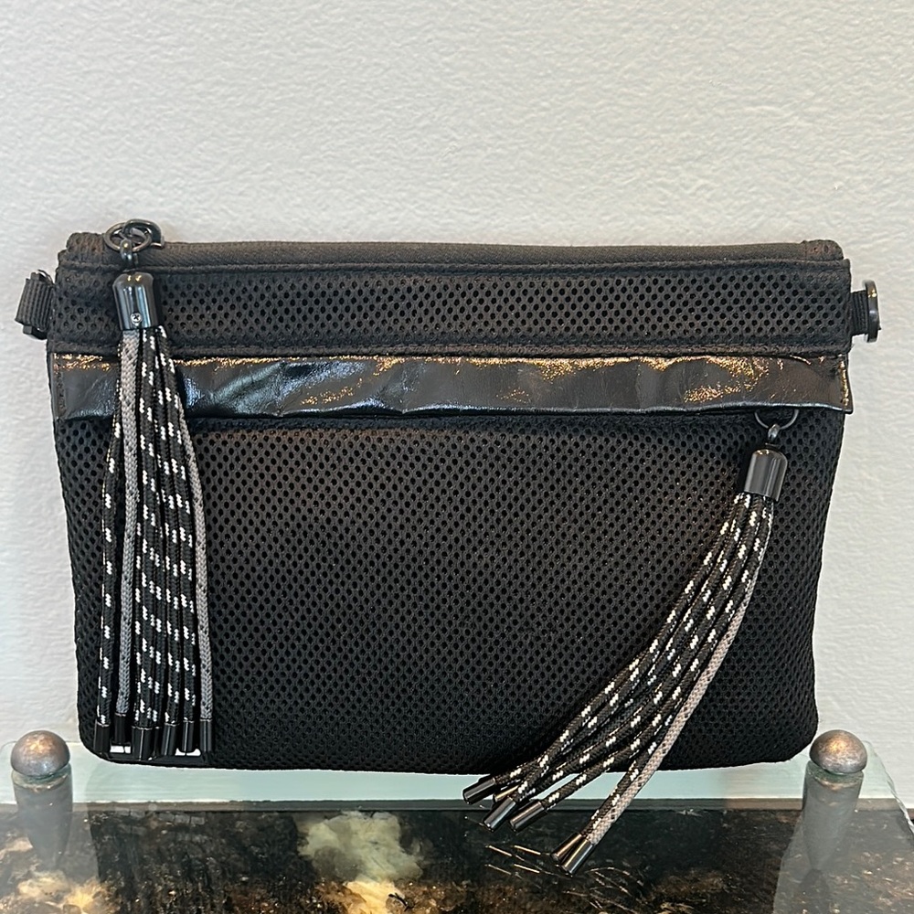 Black Crossbody Bag Perfect size with tassels!